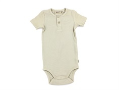 Wheat feather gray rib bodysuit Magnus
